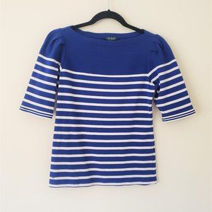 LAUREN Ralph Lauren Cotton Boatneck Top, PM